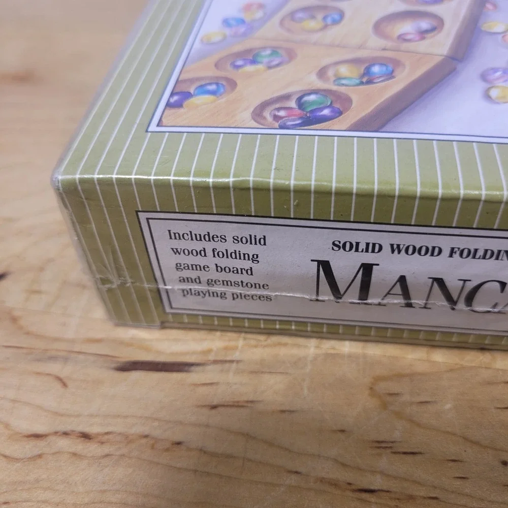 MANCALA Solid Wood Folding Board Game